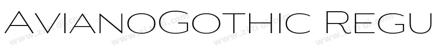 AvianoGothic Regular字体转换
